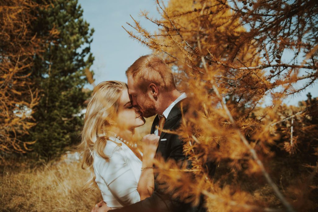 Dolomites Couple Autumn Fall