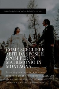 COME SCEGLIERE ABITI DA SPOSE E SPOSI PER UN MATRIMONIO IN MONTAGNA